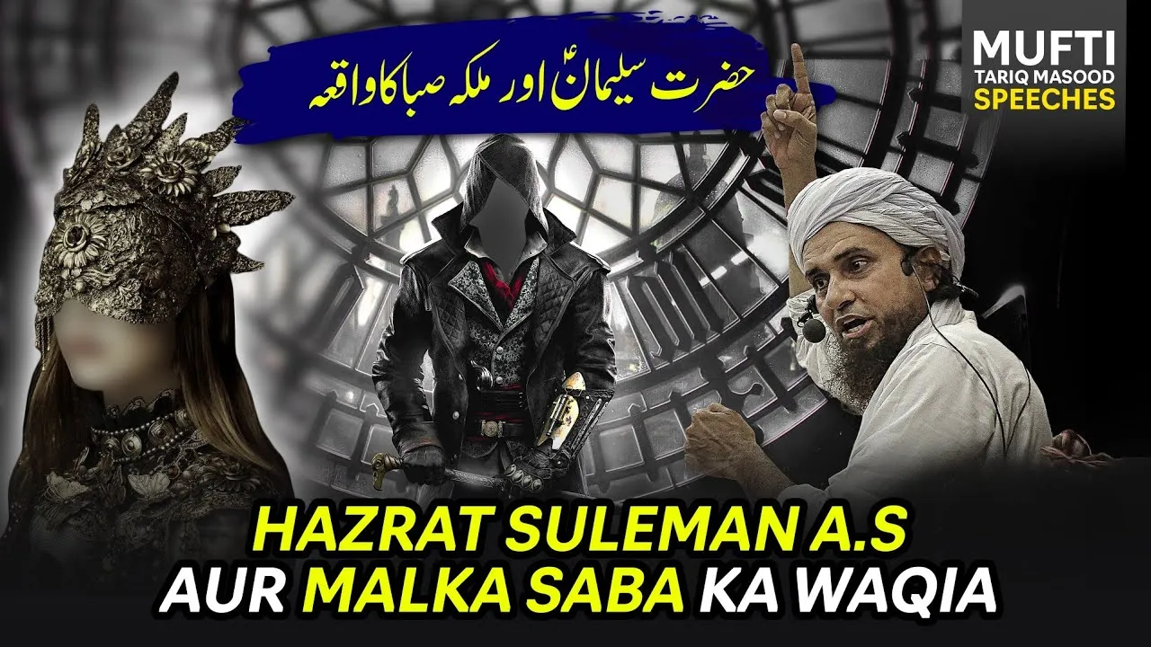 Hazrat Suleman A.S Aur Malka Saba Ka Waqia | Mufti Tariq Masood Speeches